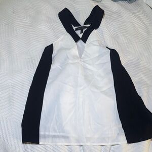 BCBGMaxAzria Monochrome Halter Top